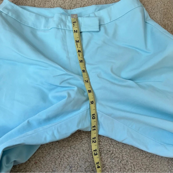 Anne Klein Women’s Light Blue High Rise Tapered Leg Career Office Trouser Pants - Picture 5 of 16